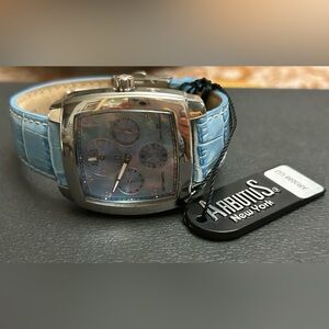 Arbutus Ladies' Watch AR0088 Blue Wrist Band Mother of Pearl Face. Brand New tag